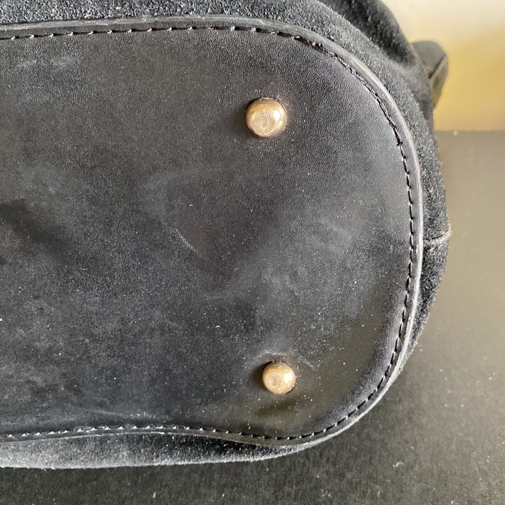 Suede Drawstring Bag - Picture 5 of 13